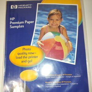 Sealed Hewlett Packard HP Premium Photos Paper Samples